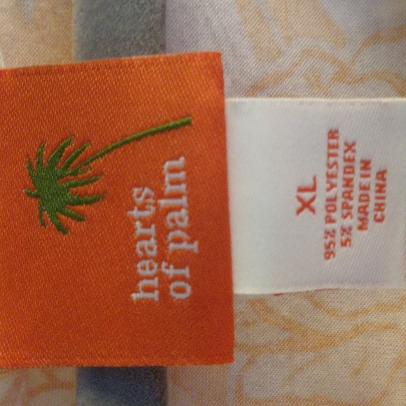 Hearts of Palm Ladies XL Floral Top - Picture 5 of 6